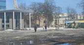 Министр Рябченков раскритиковал уборку на площади Труда от помета