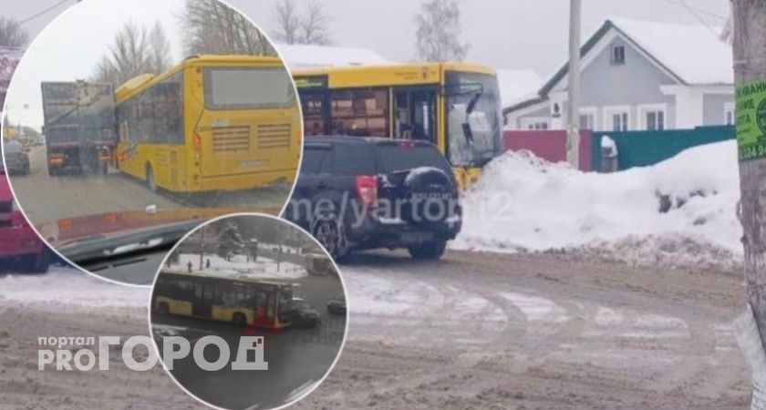 В Ярославле за один день произошло несколько аварий с желтыми автобусами