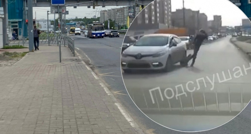 В Ярославле на Московском проспекте автомобиль отдавил скейтбордисту ногу