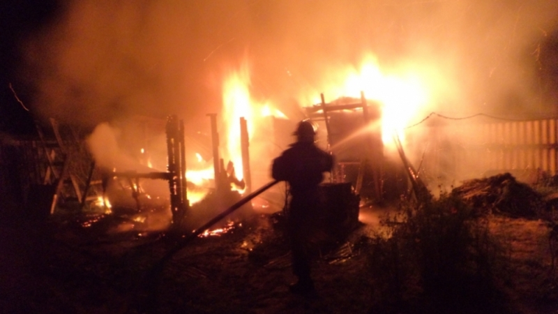 Под Ярославлем в собственном доме сгорел мужчина