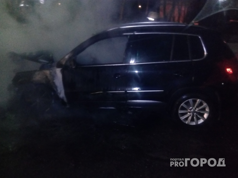 За ночь в Ярославской области сгорело два автомобиля