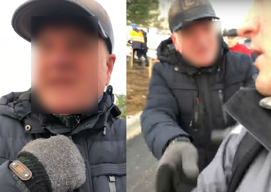 "Ты кто такой, не трогай меня": дорожники на Красноборской накинулись на блогера из Ярославля