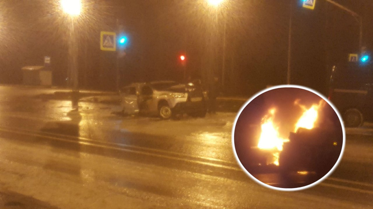"Им уже было не помочь": очевидцы о страшном ДТП в Ярославле, где сгорели люди