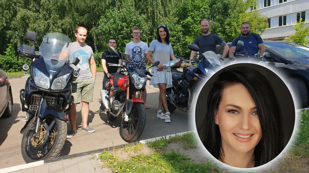 «Зажимала рану рукой»: байкеры отблагодарили мать троих детей за спасение товарища в Ярославле