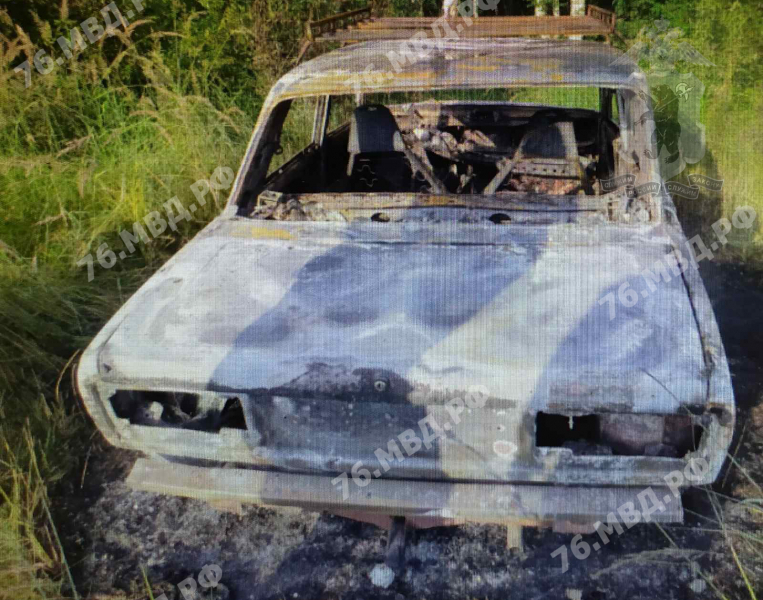 Авто нашли в лесополосе: поджигателя поймали в Ярославле