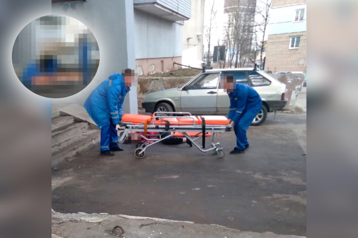 Звала из реанимации маму: на Московском проспекте из балкона выпала девушка. Видео