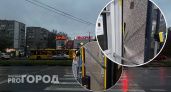   В Брагино систематически расстреливают трамваи