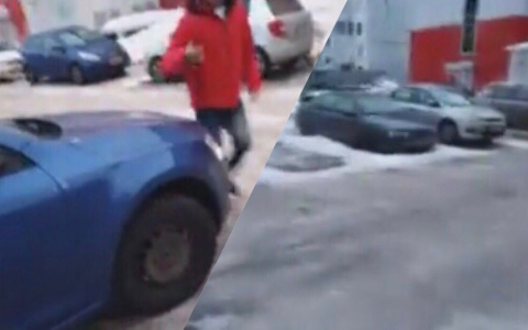 «Если подойдешь - убью»: мужчина избил женщину из-за парковки в Ярославле