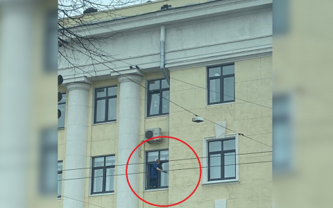 Отважная бабушка штурмует "серый дом": женщина-камикадзе в окне полиции напугала ярославцев
